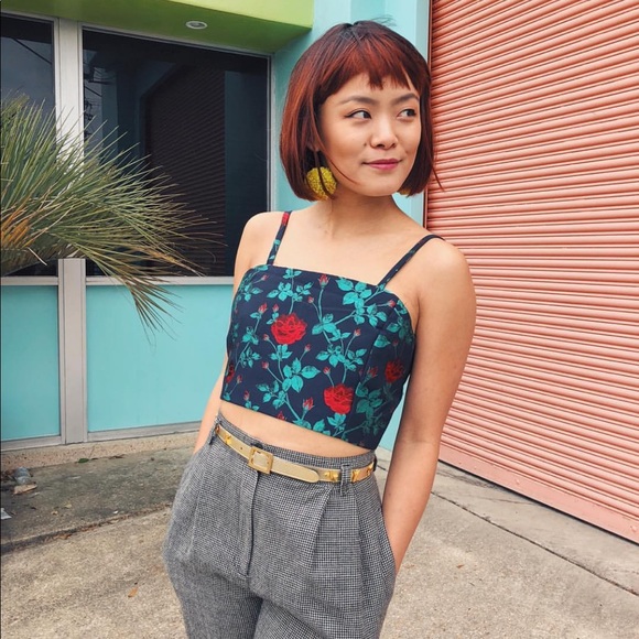 Endless Rose Jacquard Crop Top - Picture 5 of 5